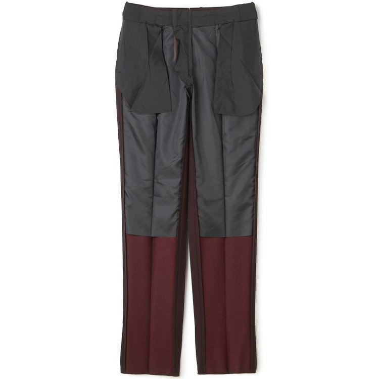 シルバーライン 【発送在庫あり】 【CLASSICO TAPERED】【秋冬】6釦2掛けダブルスーツ 2タック/ダークワイン/MARZOTTO/※裾上げ必要 赤濃色