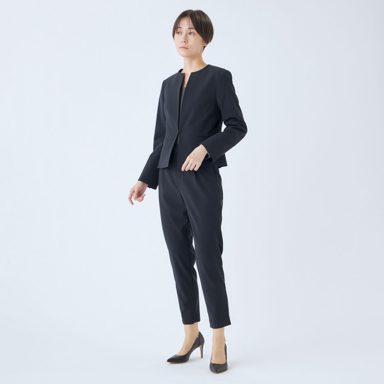 シルバーライン 【SL】【年間】キーカラージャケット/ネイビー/ウォッシャブル 紺中間