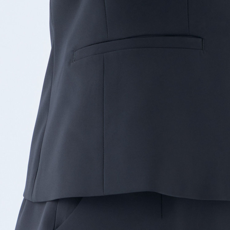 シルバーライン 【SL】【年間】キーカラージャケット/ネイビー/ウォッシャブル 紺中間