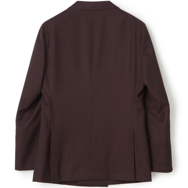 シルバーライン 【発送在庫あり】 【CLASSICO TAPERED】【秋冬】6釦2掛けダブルスーツ 2タック/ダークワイン/MARZOTTO/※裾上げ必要 赤濃色