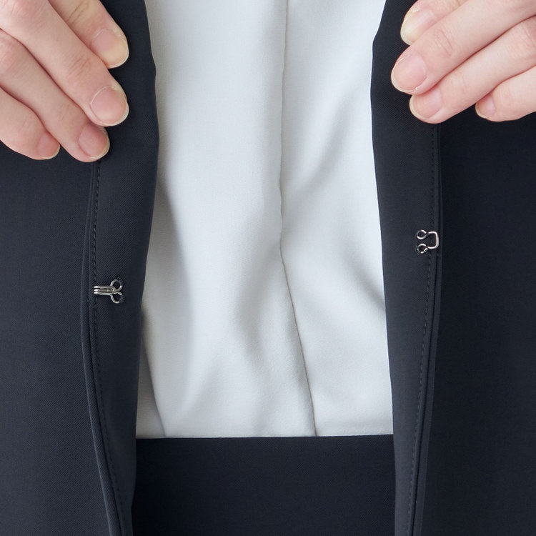 シルバーライン 【SL】【年間】キーカラージャケット/ネイビー/ウォッシャブル 紺中間