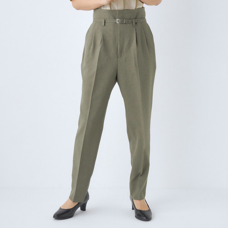 シルバーライン 【SILVER LINE】【【年間】1釦シングルパンツスーツ/グリーン/ウォッシャブル/Naturemier/※パンツ裾上げ済仕様 緑中間