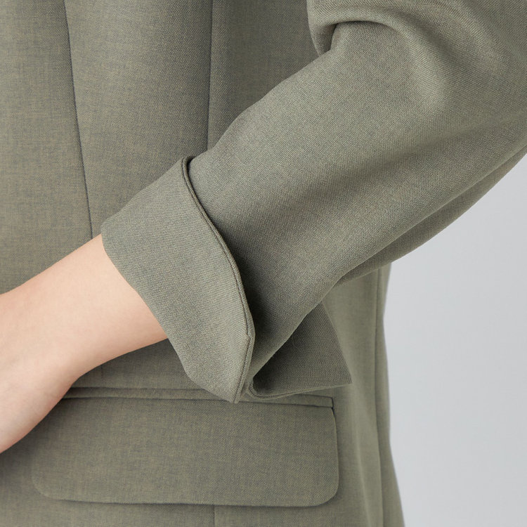 シルバーライン 【SILVER LINE】【【年間】1釦シングルパンツスーツ/グリーン/ウォッシャブル/Naturemier/※パンツ裾上げ済仕様 緑中間