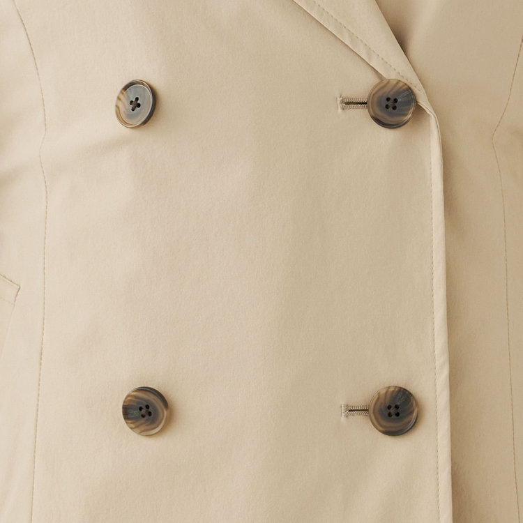 スーツセレクト 【SUIT SELECT×Samantha Thavasa】バックプリーツ トレンチコート/ベージュ 茶淡色