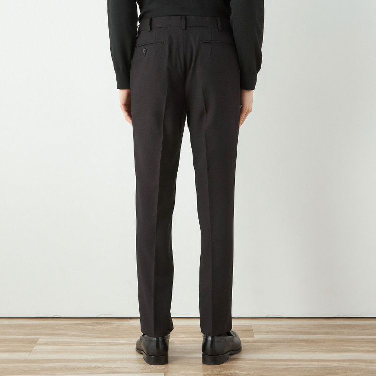 シルバーライン 【CLASSICO TAPERED】【秋冬】コーディネートパンツ付き/2釦シングルスーツ 1タック/グレー×ハウンドトゥース+ブラックソリッドパンツ/ウエストムーブ/4S SUSTAINABILITY&ECOLOGY FABRIC/※パンツ裾上げ済仕様 グレー中間