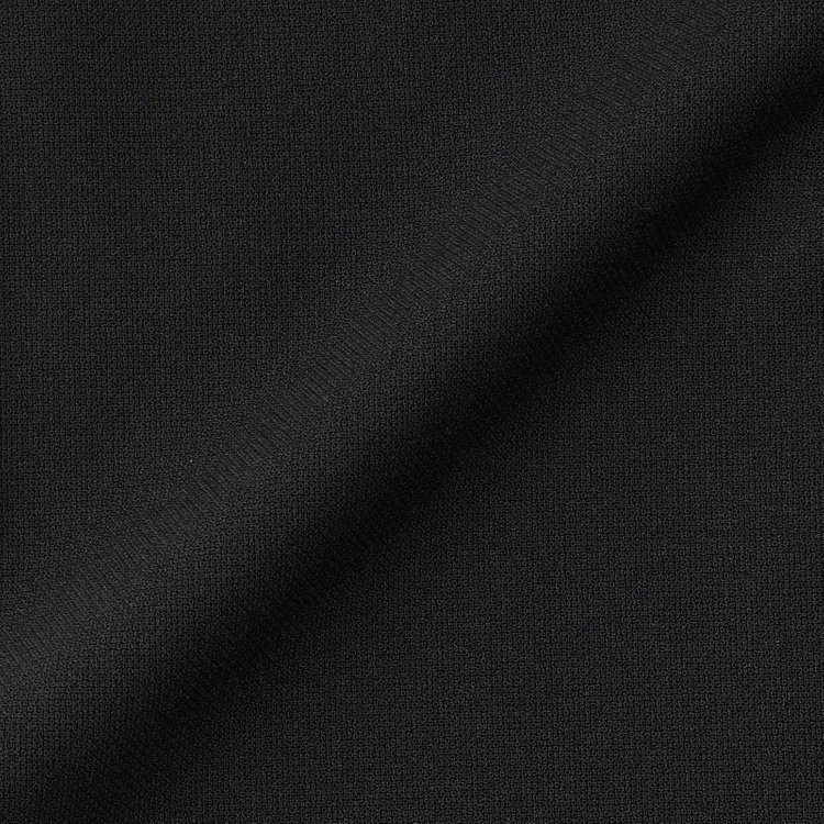 ブラックライン 【SLIM TAPERED】【春夏】0タックテーパードパンツ/ブラック×バーズアイ/「氷撃」冷感PRINT/4S SUSTAINABILITY&ECOLOGY FABRIC「ウォッシャブル」「ストレッチ」/※裾上げ済み仕様 黒
