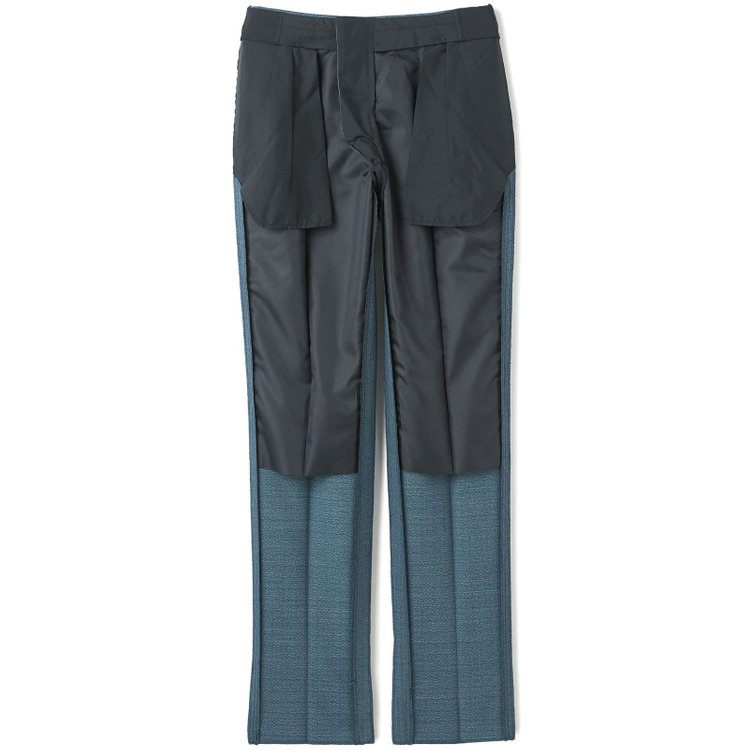 シルバーライン 【CLASSICO TAPERED】【春夏】3釦段返りシングルスーツ 2タック/ネイビーグリーン/パッチポケット/ウエストムーブ/MARZOTTO/※裾上げ必要 緑中間