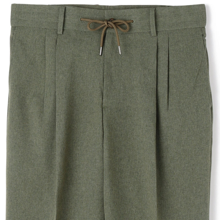 シルバーライン 【RBC】【春夏】3釦段返りシングルスーツ 2タック/カーキ/パッチポケット/ドローコード&ウエストシャーリング/※パンツ裾上げ済仕様 緑中間