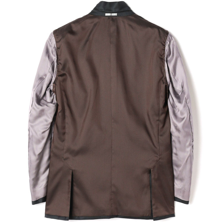 シルバーライン 【CLASSICO TAPERED】【秋冬】2釦シングルスーツ 1タック/ダークグリーン ×メランジ調ハウンドトゥース柄/ウエストムーブ/Ermenegildo Zegna Traveller /※裾上げ必要 緑濃色