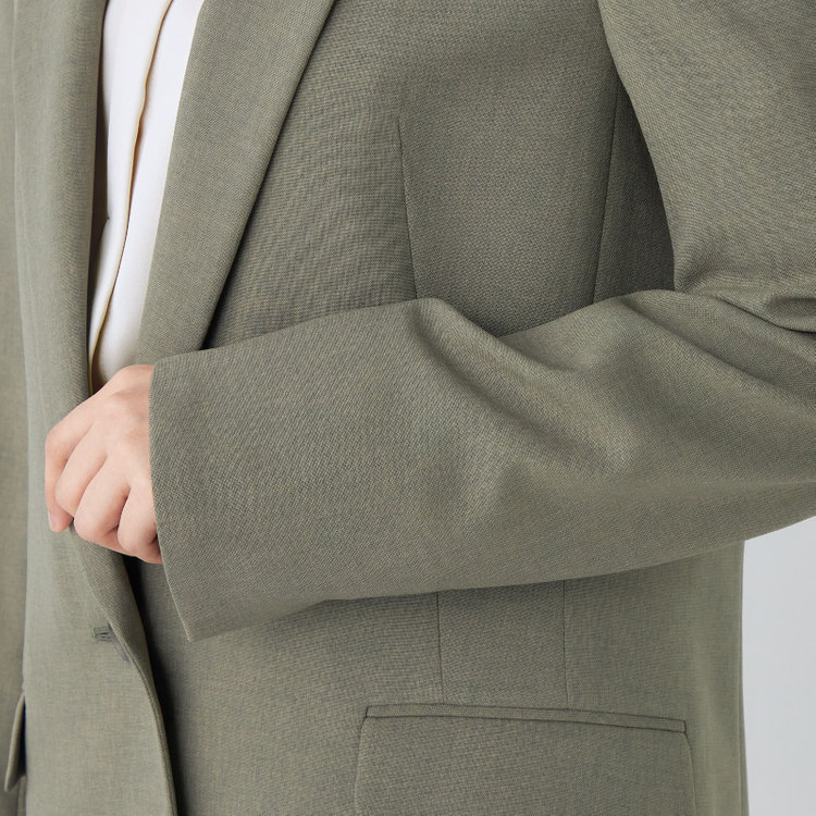 シルバーライン 【SILVER LINE】【【年間】1釦シングルパンツスーツ/グリーン/ウォッシャブル/Naturemier/※パンツ裾上げ済仕様 緑中間