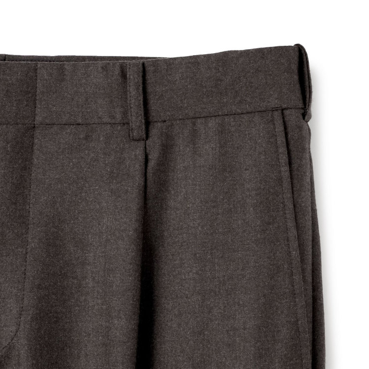 シルバーライン 【発送在庫あり】【CLASSICO TAPERED】【秋冬】2釦シングルスーツ 1タック/ブラウン/Ermenegildo Zegna LOOP woven in italy/※裾上げ必要 茶濃色