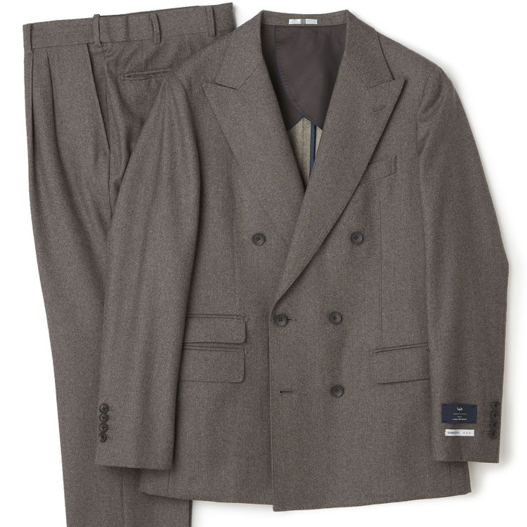 CLASSICO TAPERED】【秋冬】6釦2掛けダブルスーツ 2タック/ベージュ