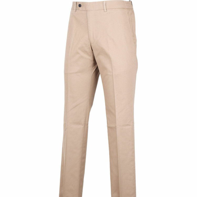 SUIT SELECT　アウトレット 【WEB限定/OUTLET/汚れ・キズ等有】【RBC】【秋冬】コットンブレンド 0タックテーパードパンツ/シャーリング仕様/カーキ※裾上げ必要 ブラウン系(茶)