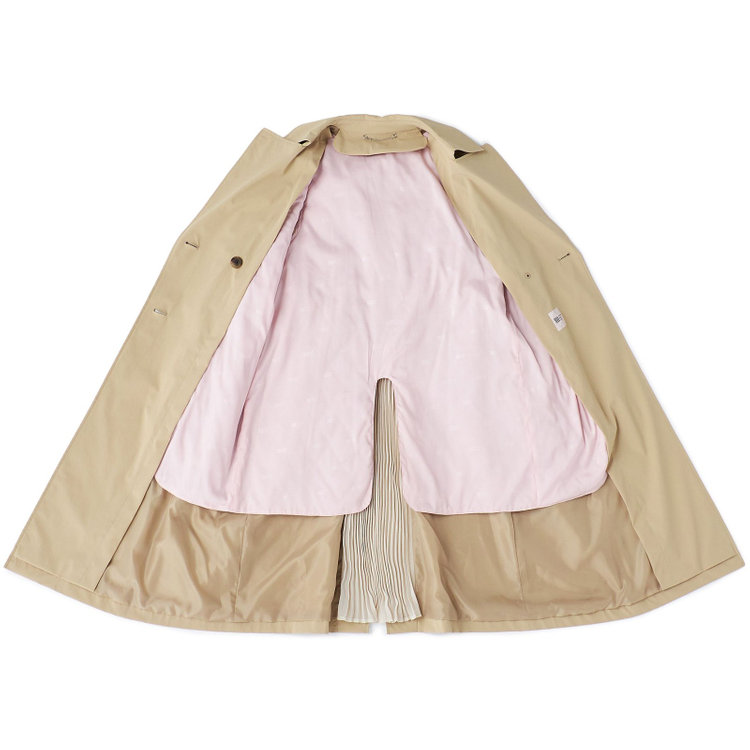 スーツセレクト 【SUIT SELECT×Samantha Thavasa】バックプリーツ トレンチコート/ベージュ 茶淡色