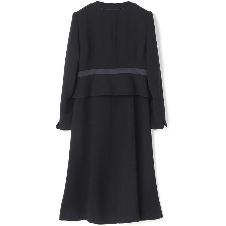 ソノタ 【SL】【年間】ノーカラー前開きアンサンブルレディースフォーマル 黒