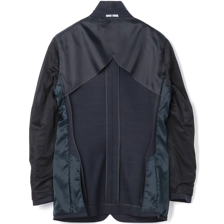 シルバーライン 【CLASSICO TAPERED】【年間】【結婚式対応可】2釦シングルフォーピーススーツ 1タック/ネイビー＋コーディネートパンツグレー/両面ジレ/ウエストムーブ/4S SUSTAINABILITY&ECOLOGY FABRIC/※裾上げ必要 紺中間