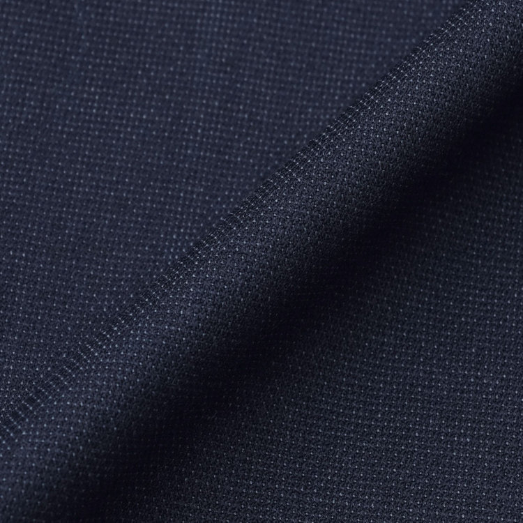 シルバーライン 【CLASSICO TAPERED】【年間】2釦シングルスリーピーススーツ 1タック/ネイビー×ピンドット/※裾上げ必要 紺中間