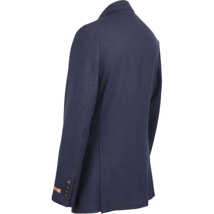 スーツセレクト 【発送在庫あり】【RBC】【秋冬】2釦ジャケット/ネイビー＆ブラック×ハウンドトゥース/ウォッシャブル ネイビー系(紺)