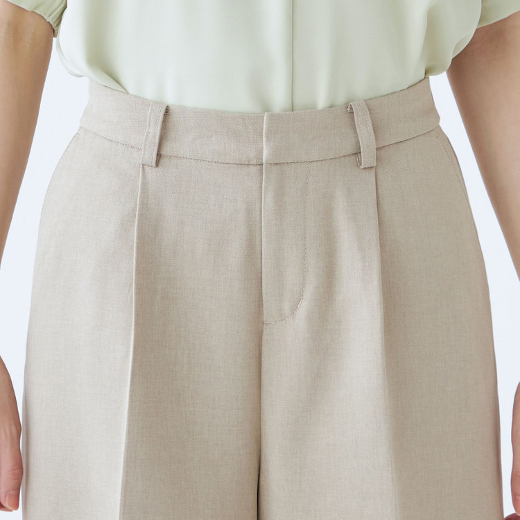 シルバーライン 【SL】【年間】ガウチョパンツ/ベージュ/ウォッシャブル 茶淡色