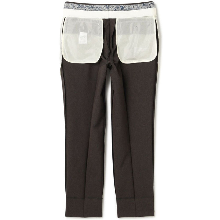 シルバーライン 【CLASSICO TAPERED】【春夏】1タックテーパードパンツ/ブラウン/ウエストムーブ仕様/4S SUSTAINABILITY&ECOLOGY FABRIC/※裾上げ済仕様 茶中間