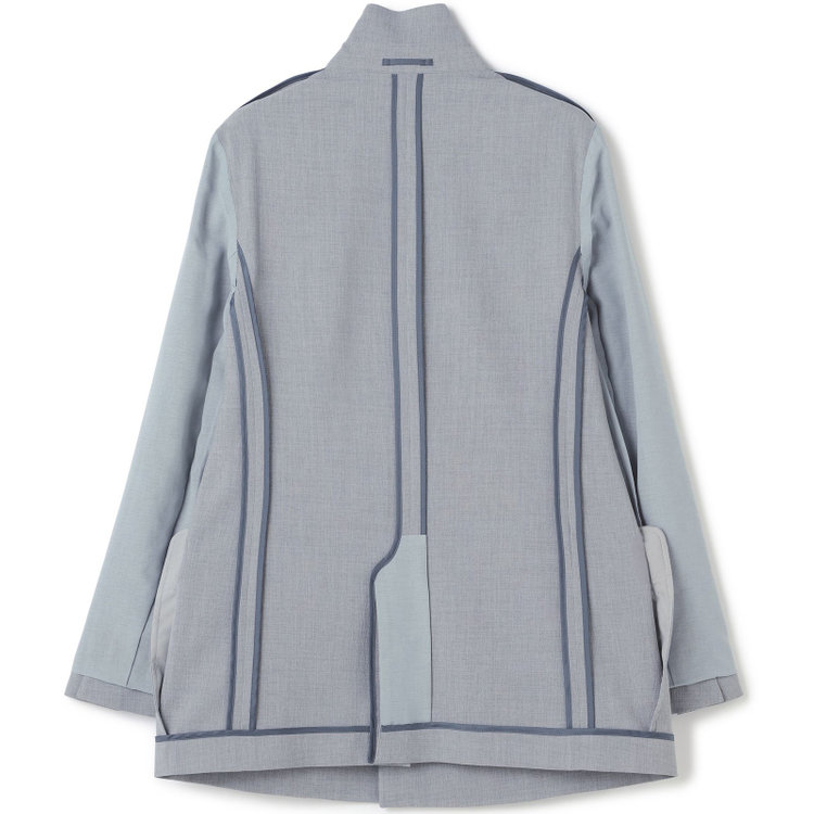 シルバーライン 【SL】【春夏】6釦2掛けダブルジャケット/グレー/ウォッシャブル/Naturemier グレー淡色