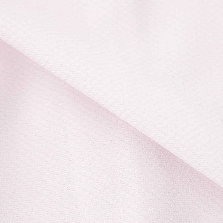 ブラックライン 【発送在庫あり】【BLACK LINE/半袖】ボタンダウンワイシャツ/ピンク×ドビー/釦付糸：ピンク/「4S」スーパーノンアイロン・ストレッチ 赤淡色