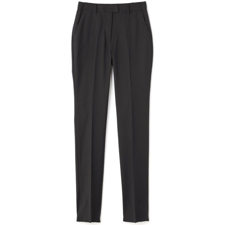 ブラックライン 【SUIT SELECT×Samantha Thavasa】【年間】ストレートパンツ/究極のブラック/4S/マシンウォシャブル/※裾上げ必要 黒