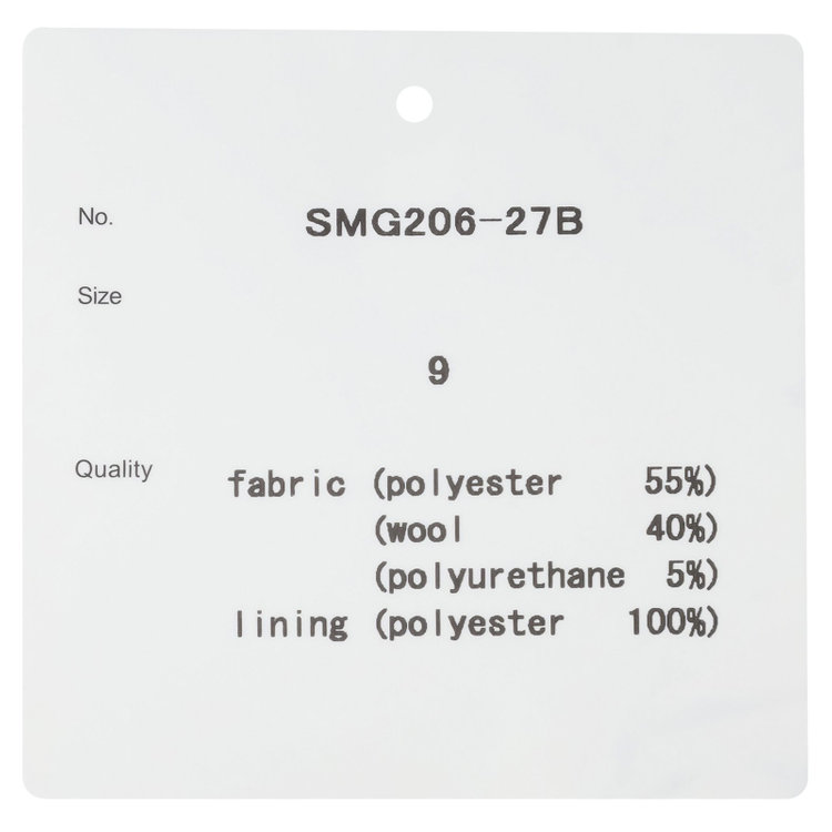 ブラックライン 【SUIT SELECT×Samantha Thavasa】【年間】ストレートパンツ/究極のブラック/4S/マシンウォシャブル/※裾上げ必要 黒