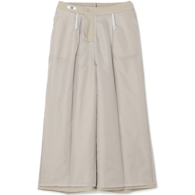 シルバーライン 【SL】【年間】ガウチョパンツ/ベージュ/ウォッシャブル 茶淡色