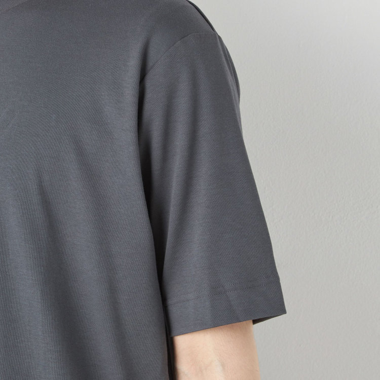 シルバーライン 【発送在庫あり】【スーツ屋が作った】BIZ Tシャツ/ダークグレー グレー濃色