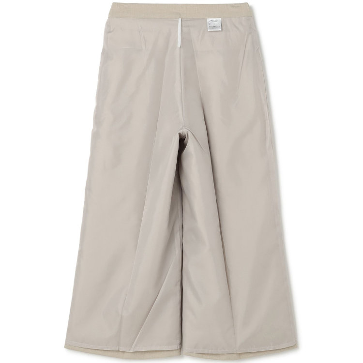 シルバーライン 【SL】【年間】ガウチョパンツ/ベージュ/ウォッシャブル 茶淡色