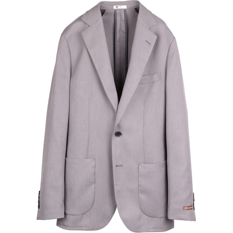 スーツセレクト 【RBC】【秋冬】2釦ジャケット/グレー×ソリッド/パッチポケット/ウォシャブル グレー系(灰)