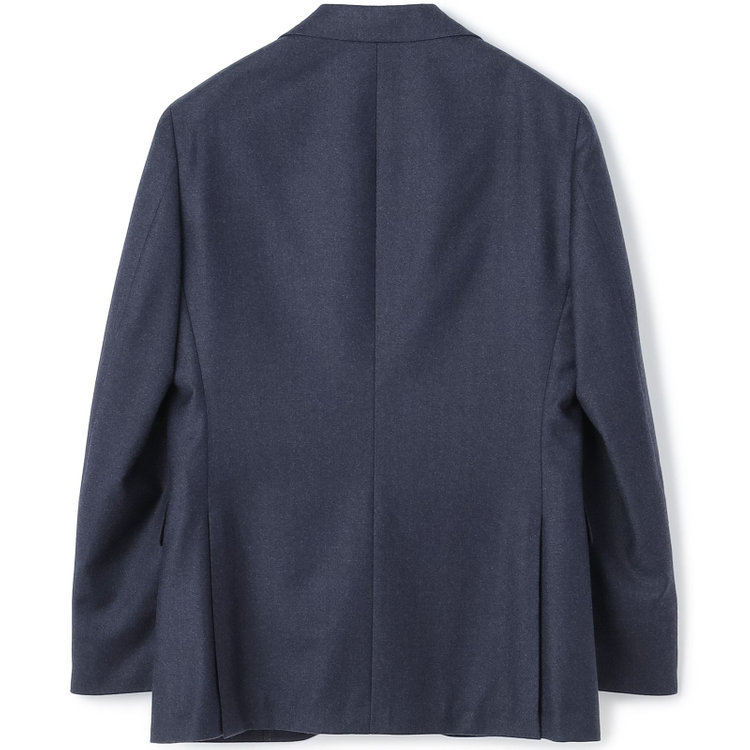 シルバーライン 【CLASSICO TAPERED】【秋冬】3釦段返りシングルスーツ 2タック/ネイビー/ウエストムーブ/MARZOTTO/※裾上げ必要 紺中間