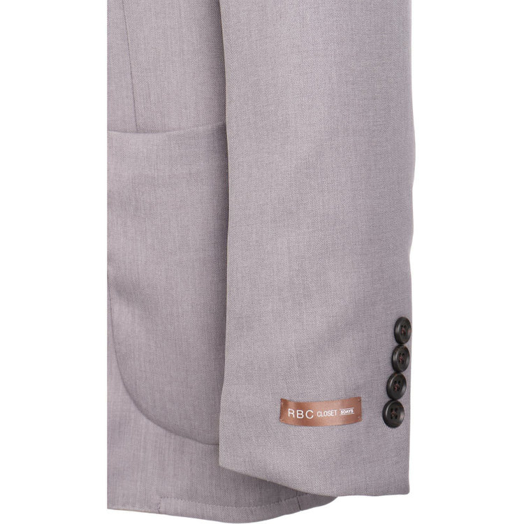 スーツセレクト 【RBC】【秋冬】2釦ジャケット/グレー×ソリッド/パッチポケット/ウォシャブル グレー系(灰)