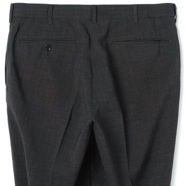 シルバーライン 【CLASSICO TAPERED】【春夏】1タックテーパードパンツ/グレー/ウエストムーブ仕様/4S SUSTAINABILITY&ECOLOGY FABRIC/※裾上げ済仕様 グレー濃色