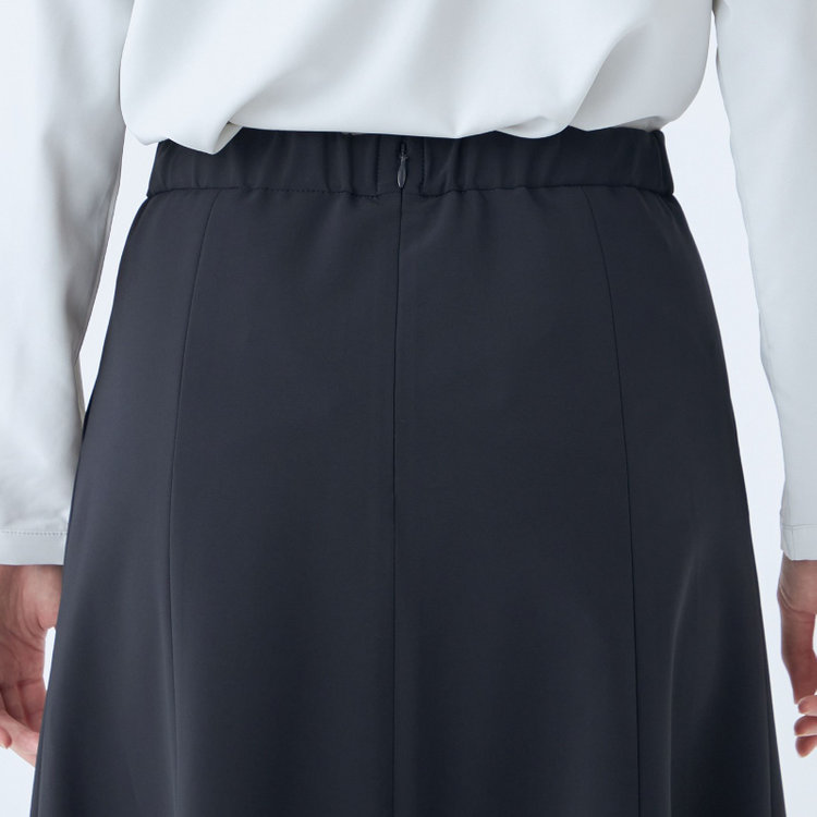 シルバーライン 【SL】【年間】セミフレアスカート/ネイビー/ウォッシャブル 紺中間