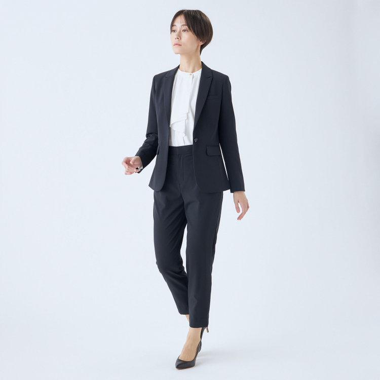 シルバーライン 【発送在庫あり】【SL】【年間】1釦ジャケット/ネイビー/ウォッシャブル 紺中間