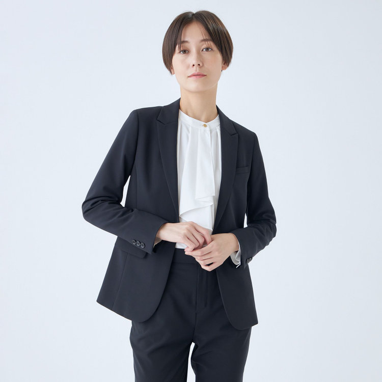 シルバーライン 【発送在庫あり】【SL】【年間】1釦ジャケット/ネイビー/ウォッシャブル 紺中間