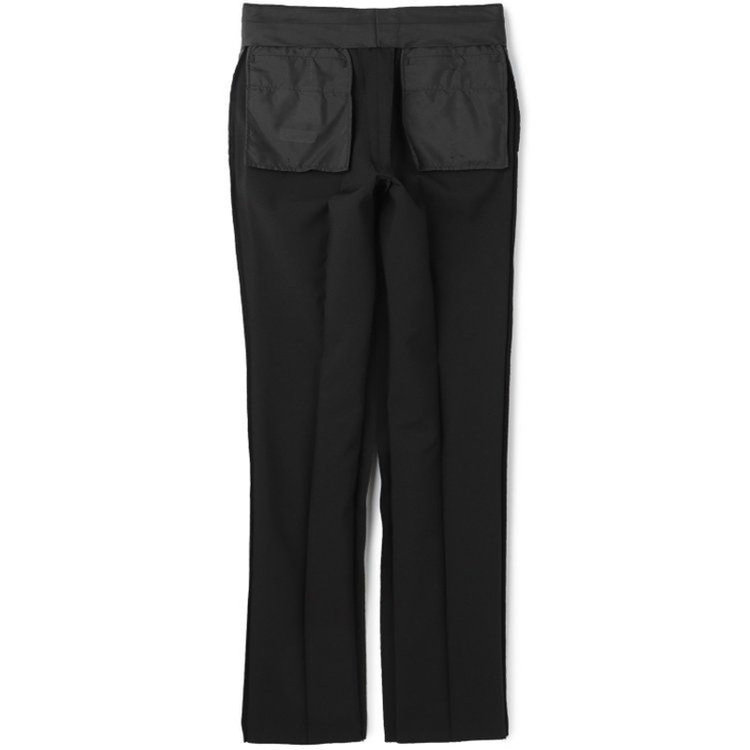 SUIT SELECT　アウトレット 【WEB限定/OUTLET】B級品スーツ【KSW】【年間】2釦シングルスーツ 0タック/ブラック/ A4サイズ ※裾直し済等 BLD2403-27_T 股下74cmシングル仕上げ 黒