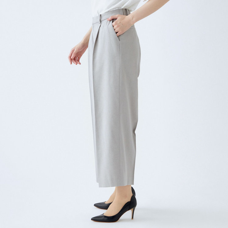 シルバーライン 【SL】【年間】ガウチョパンツ/グレー/ウォッシャブル グレー中間