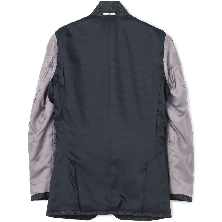 シルバーライン 【発送在庫あり】【CLASSICO TAPERED】【秋冬】2釦シングルスーツ 1タック/グレー/Ermenegildo Zegna LOOP woven in italy/※裾上げ必要 グレー濃色