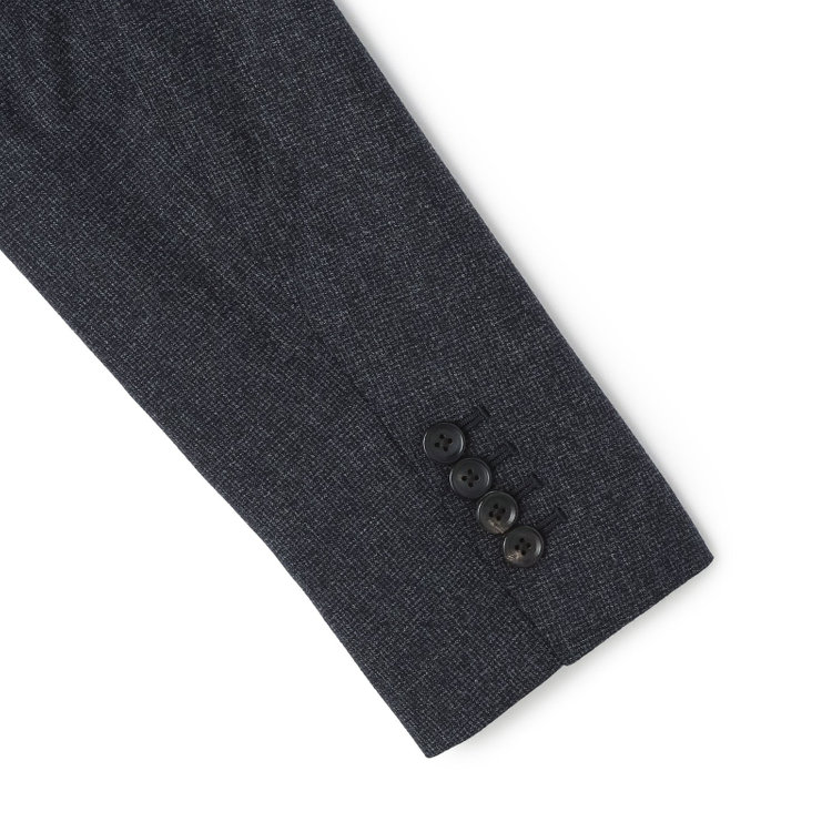 シルバーライン 【発送在庫あり】【CLASSICO TAPERED】【秋冬】2釦シングルスーツ 1タック/グレー/Ermenegildo Zegna LOOP woven in italy/※裾上げ必要 グレー濃色