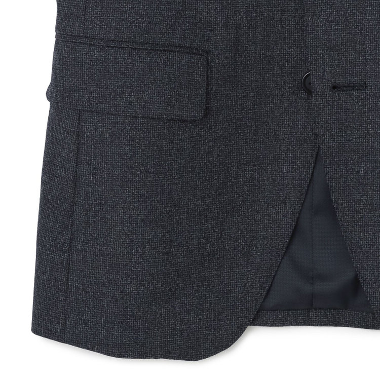 シルバーライン 【発送在庫あり】【CLASSICO TAPERED】【秋冬】2釦シングルスーツ 1タック/グレー/Ermenegildo Zegna LOOP woven in italy/※裾上げ必要 グレー濃色