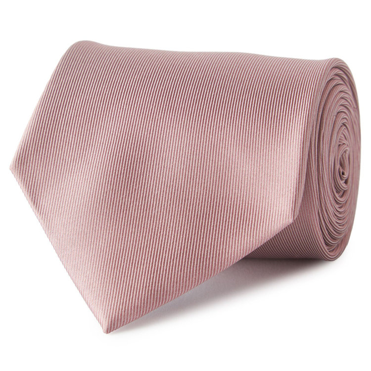 ブラックライン 【BLACK LINE】シルクブレンドソリッド系ネクタイ 7.5cm幅/ピンク その他