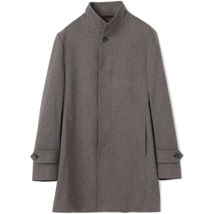 ブラックライン 【BL】ショートスタンドコート/グレー 茶濃色