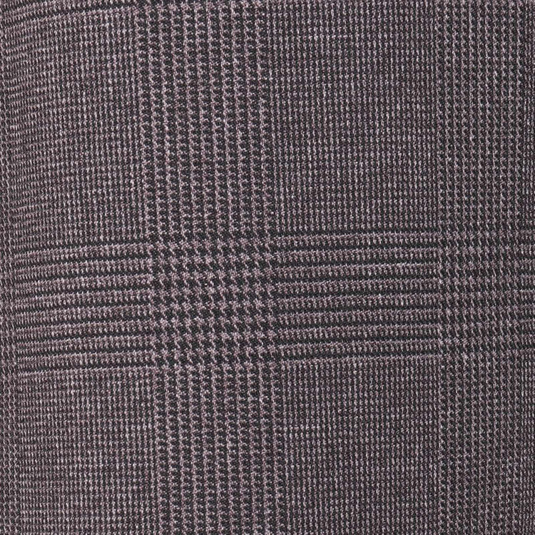 スーツセレクト 【発送在庫あり】【CLASSICO TAPERED】【秋冬】2釦シングルスリーピーススーツ 1タックテーパードパンツ/ブラウン×チェック/ウエストムーブ/4S SUSTAINABILITY&ECOLOGY FABRIC/※パンツ裾上げ済仕様 ブラウン系(茶)