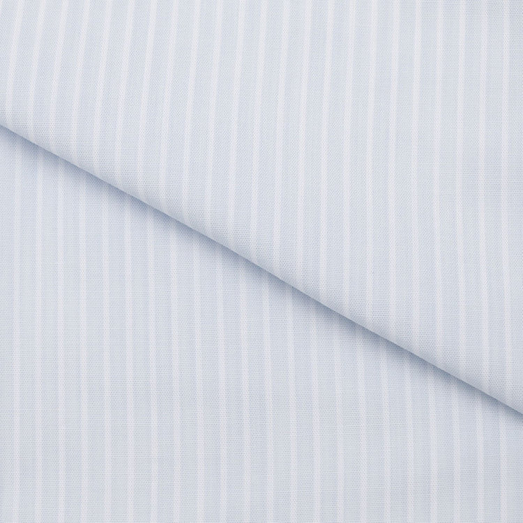 ソノタ 【発送在庫あり】【形態安定】ボタンダウンワイシャツ/ブルー×ホワイトストライプ 紺淡色