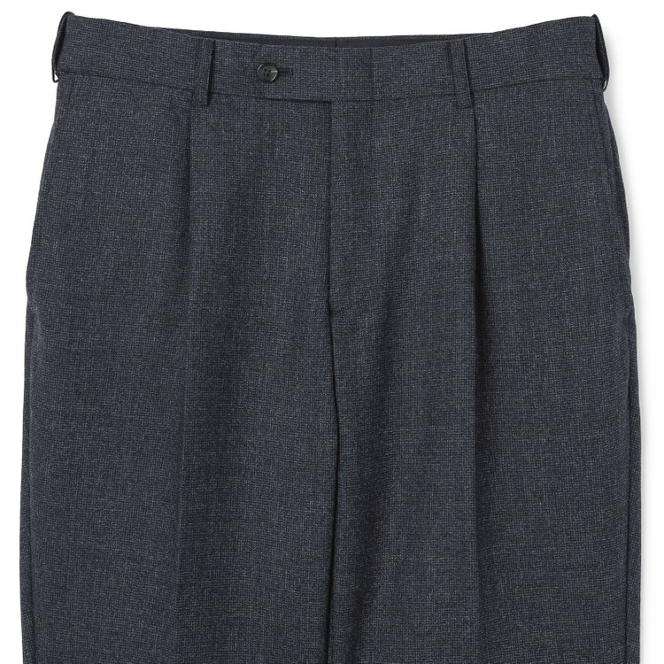 シルバーライン 【発送在庫あり】【CLASSICO TAPERED】【秋冬】2釦シングルスーツ 1タック/グレー/Ermenegildo Zegna LOOP woven in italy/※裾上げ必要 グレー濃色