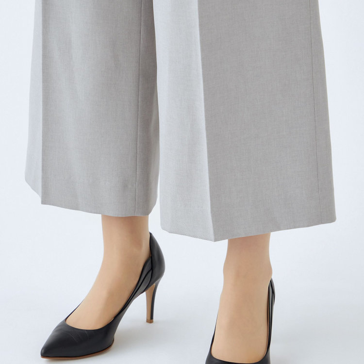 シルバーライン 【SL】【年間】ガウチョパンツ/グレー/ウォッシャブル グレー中間