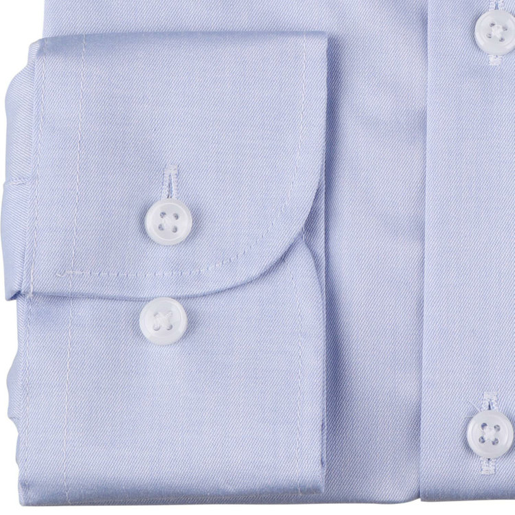 ブラックライン 【BLACK LINE】【形態安定】【ノンアイロン】タブカラードレスワイシャツ/ブルー/NON IRON COTTON 青淡色